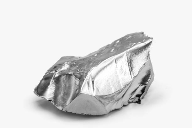 Germanium processed ore, used in semiconductor production, rare ore, isolated, copyspace