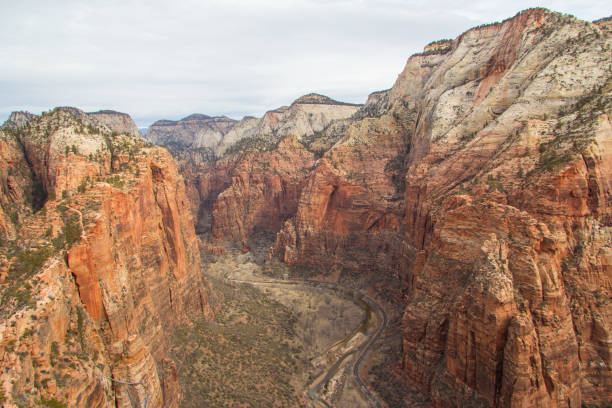 Zion Canyon Views stock photo