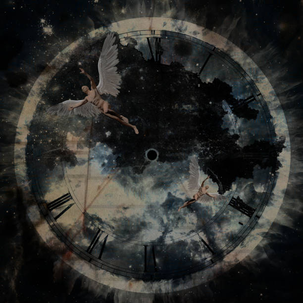 istock Angel on dark art background 1430129624