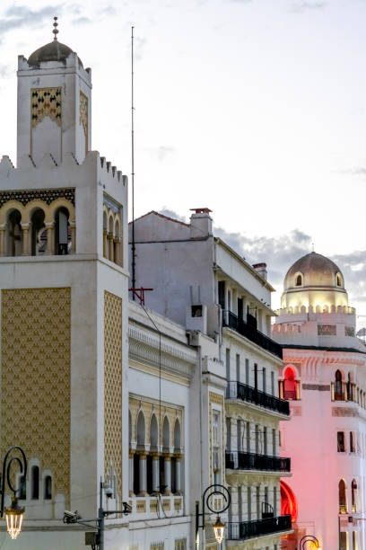 istock View from Jardin de l'horloge fleurie in Algiers city. 1430129700