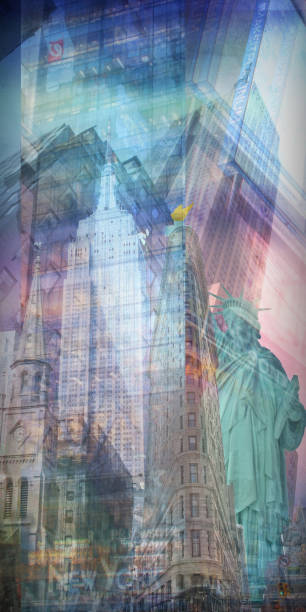 istock Statue of liberty and NYC 1430129848