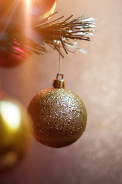 istock Christmas tree. Traditional Christmas decoration. blurred background 1430130521
