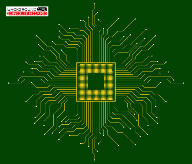 Interior De Ordenador De Placa Madre De Semiconductores Y Electrónica Vectores Libres de Derechos - iStock Interior De Ordenador De Placa Madre De Semiconductores Y Electrónica Vectores Libres de Derechos - iStock