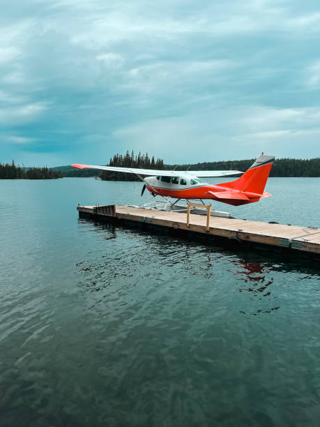 istock Seaplane Parked by the Dock on Lake Superior 1430138576