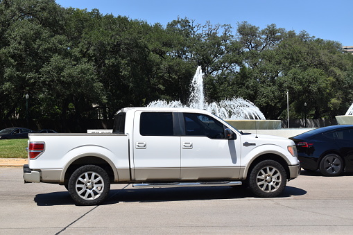 Ford F150 cruising at Hermann Park, Houston TX