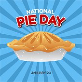 istock National Pie Day Vector Illustration. Suitable for greeting card poster and banner 1430144321