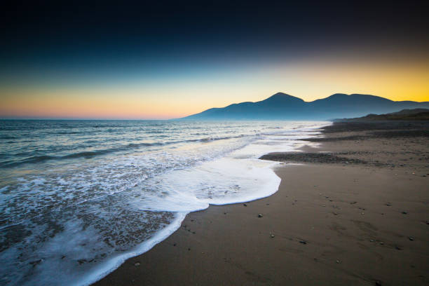 Murlough Beach, County Down, Northern Ireland at sunset