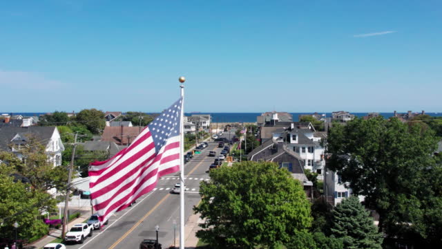 US Flag in Bayhead, NJ