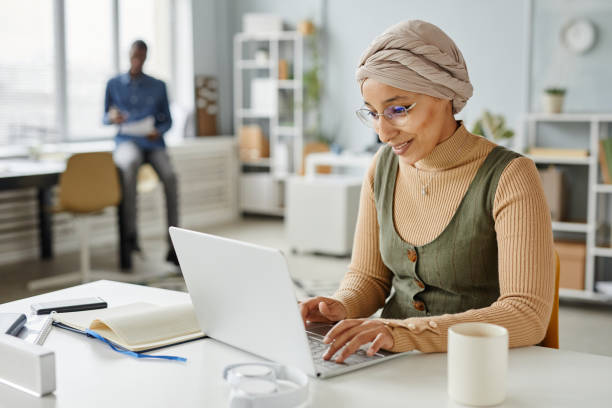 istock Muslim Businesswoman At Workplace 1430161955