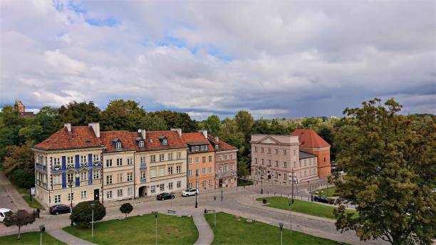 istock Squares and streets of Warsaw. 1430163372