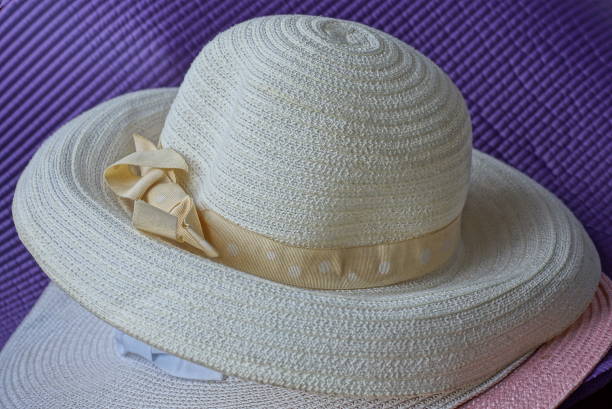 NORMAL, IL - November 06: Pink straw hat laying on basketball floor