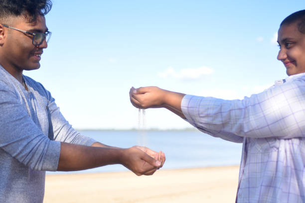 couple on the beach