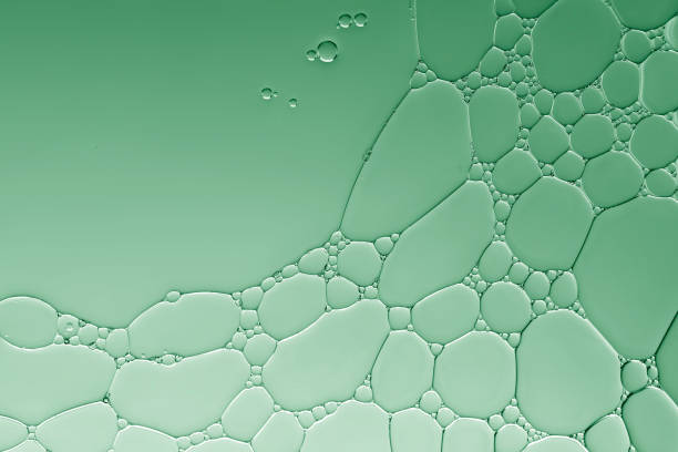 istock Art image of oil bubbles and pattern. 1430175828