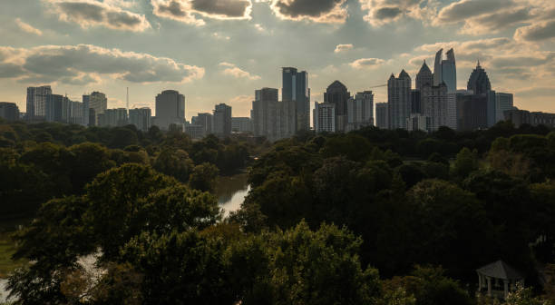 istock Atlanta skyline during Sunset 1430184462