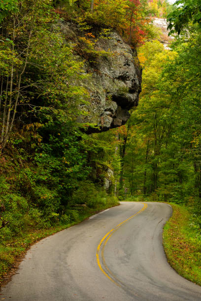 desfiladeiro do rio vermelho scenic byway - cumberland plateau - fotografias e filmes do acervo