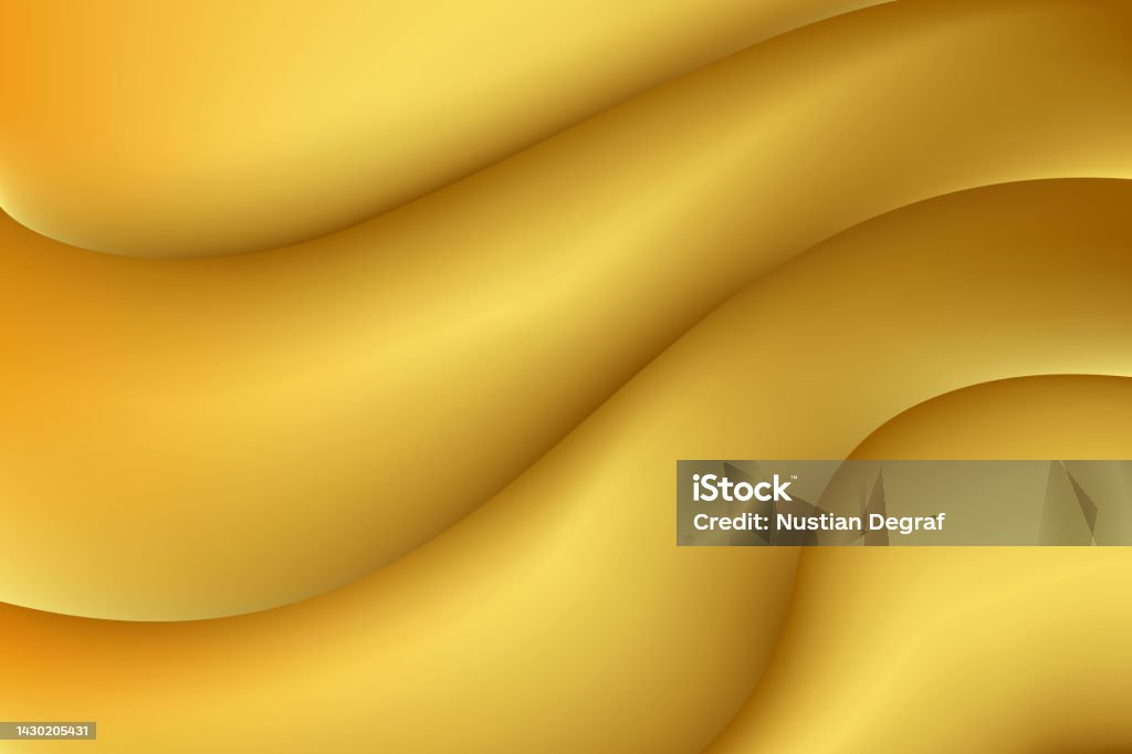 Abstract Golden Graphics Glossy Golden Abstract Fluid Background Design Vector Graphic Stock ...