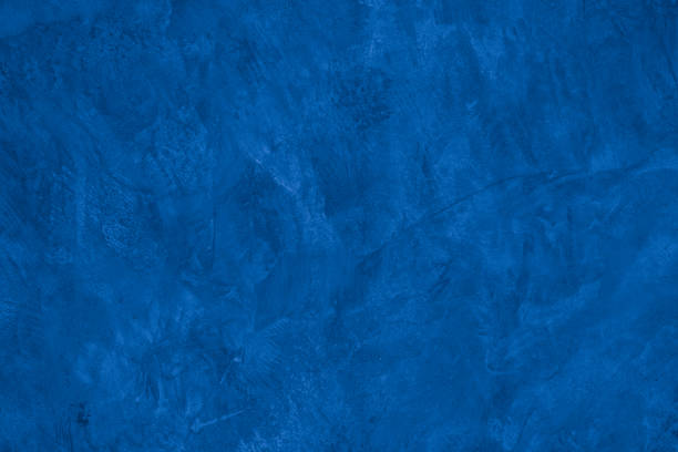 istock Old wall pattern texture cement blue dark abstract  blue color design are light with black gradient background. 1430212371