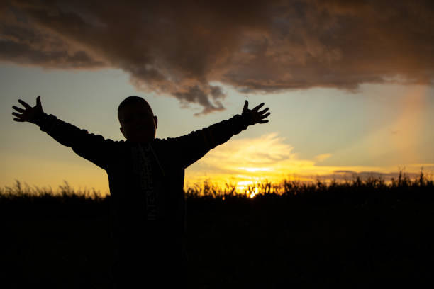 istock silhouette of a boy 1430241344