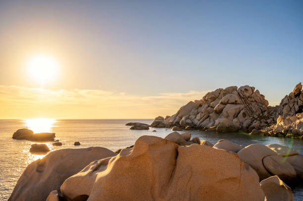 istock romantic sunset at capo testa in sardinia 1430244083