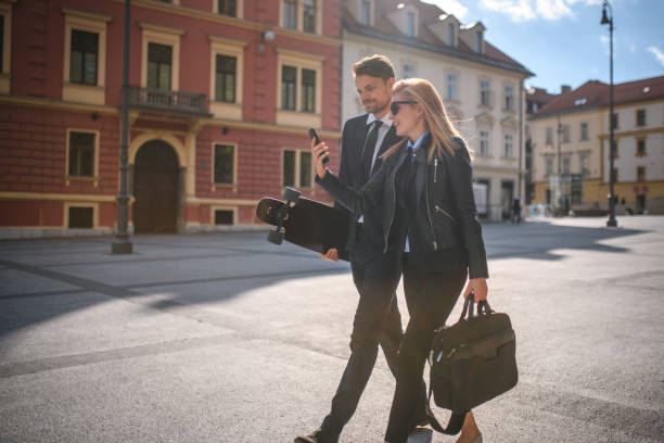 istock Young Cool Female and Male Entrepreneurs 1430253946