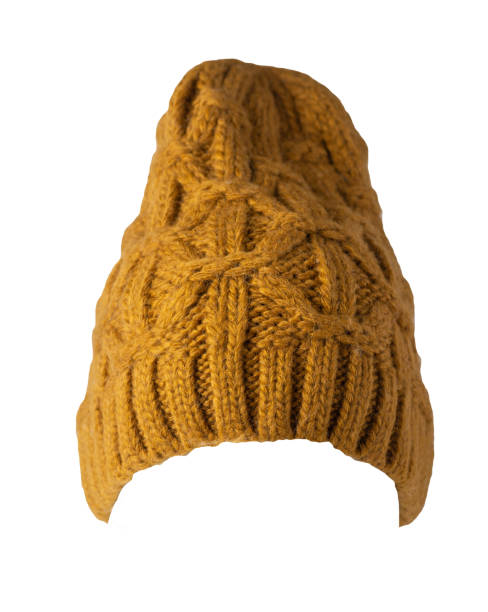 istock women's hat knitted isolated on white background. warm winter accessory 1430258843