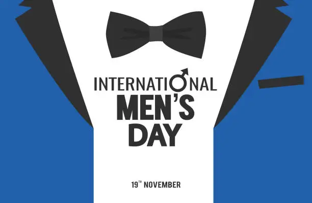 Vector illustration of Men's Day.