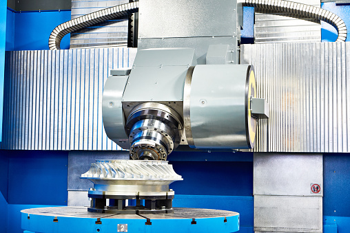 CNC drilling milling boring lathe of portal type 5-coordinate machine