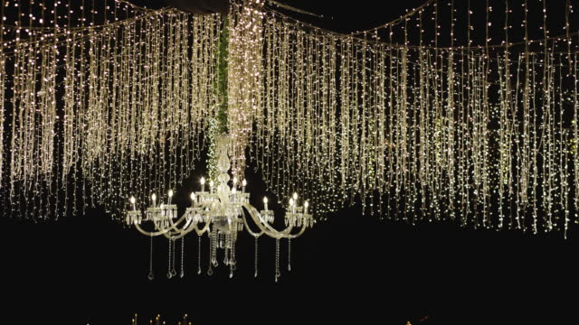 Crystal light chandeliers, Table decoration, Hanging chandelier