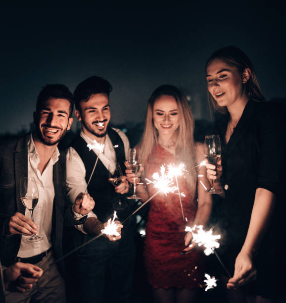 istock celebrating the new year's eve with sparks 1430273655