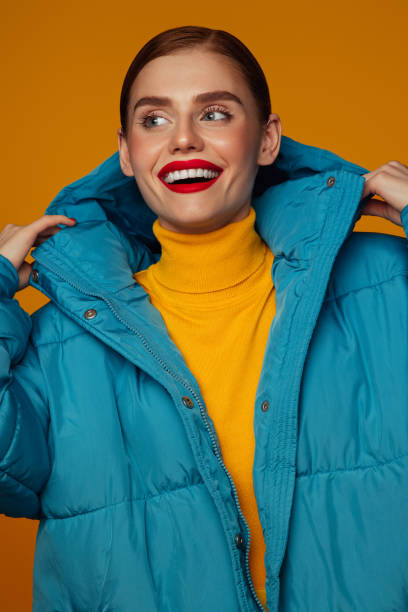 istock Beautiful emotional woman with bright make-up 1430287257