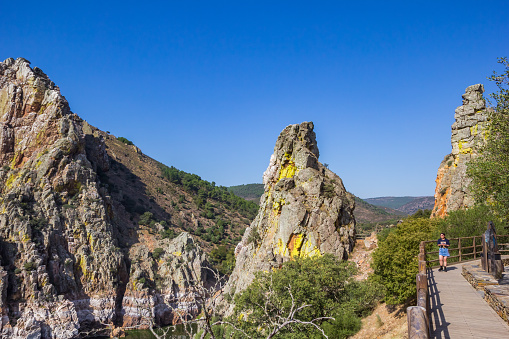 Salto del Gitano lookout point in Monfrague national park, Spain