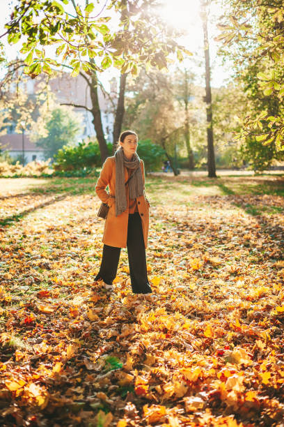 istock Walking in the autumn park 1430290670