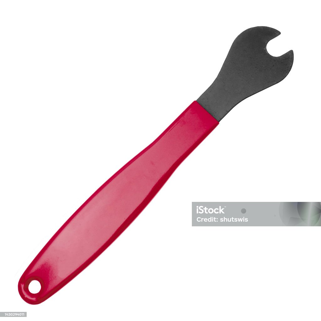 A Red Rench Red Wrench Isolated On White Stock Photo - Download Image Now - Chrome ...