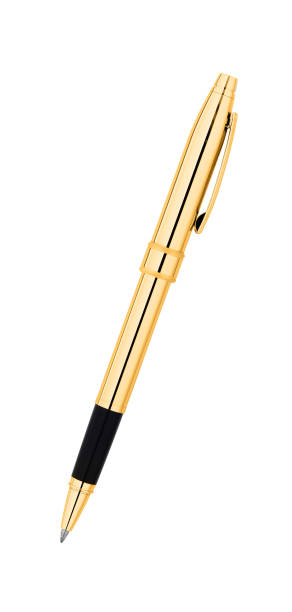 istock classic golden fountain pen 1430294226