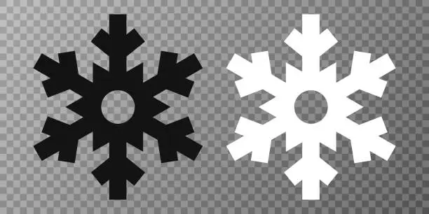 Vector illustration of Keep frozen or freeze product vector badge template.