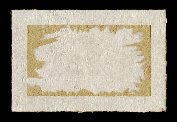 istock Old blank cardboard paper texture background isolated 1430304909