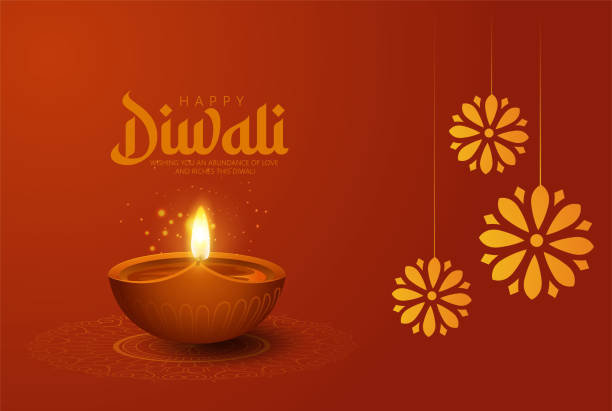 illustrazioni stock, clip art, cartoni animati e icone di tendenza di diwali. deepawali, happy diwali - festival delle luci - diwali