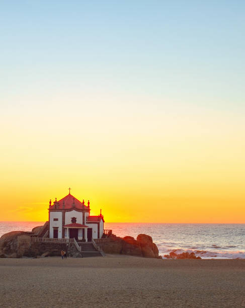 istock Capela Senhor Pedra sunset ocean 1430324515