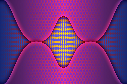 Overlapping Cool Abstract Overlapping Lines Geometric Background With Cool Gradient ...