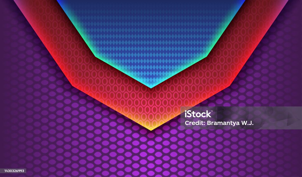 Overlapping Cool Abstract Overlapping Lines Geometric Background With Cool Gradient ...