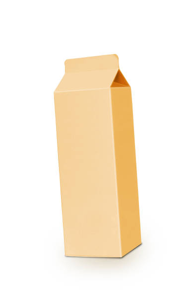 istock Yellow milk box per liter isolated 1430327580