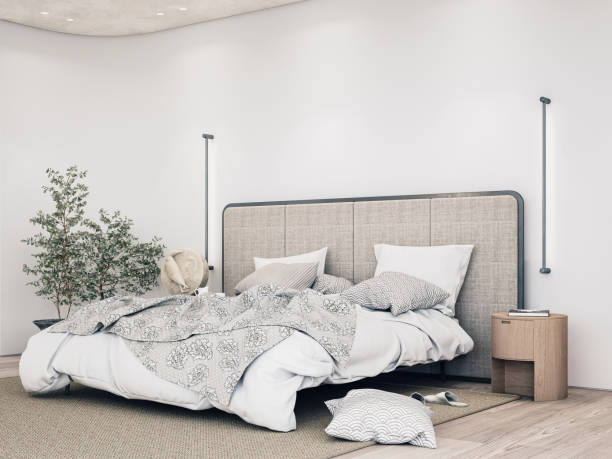 istock Luxury bedroom with decoration and copy space 1430334277