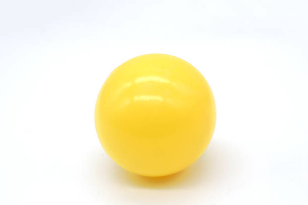 istock yellow ball isolated on a white background 1430338235