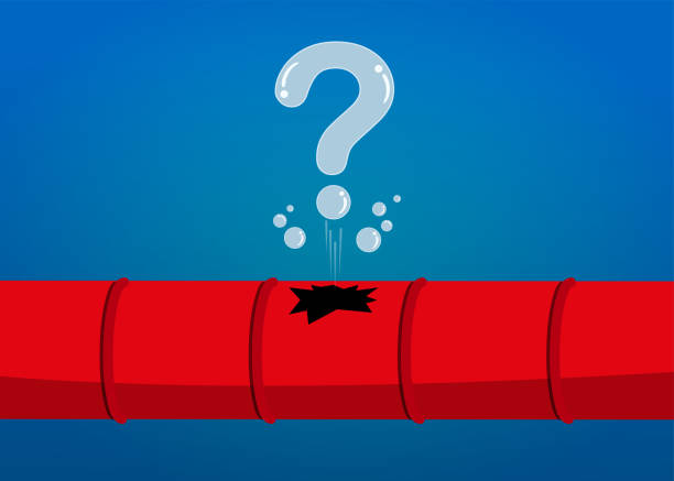 nord stream and gas leak. - nord stream stock illustrations