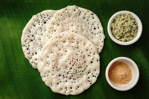 南インドの朝食ドーサ - dosa ストックフォトと画像