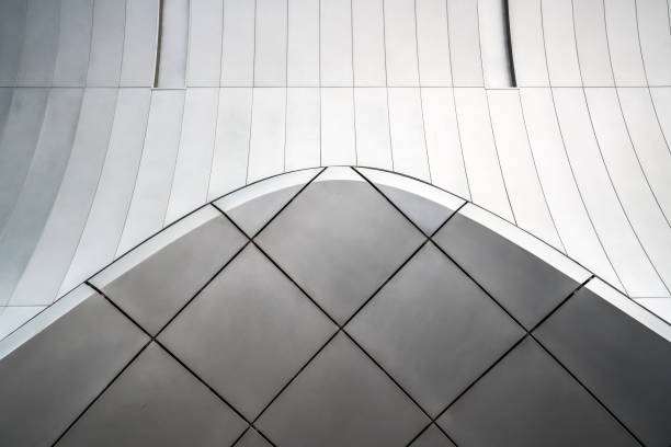 istock underside panoramic and perspective view to steel glass high rise building skyscrapers, business concept of successful industrial architecture 1430353622