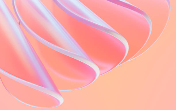 istock Abstract curves and geometric figure, multilevel curves, 3d rendering. 1430357164