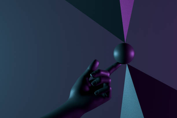 istock Balance minimal idea concept with supporting human hand 1430361625