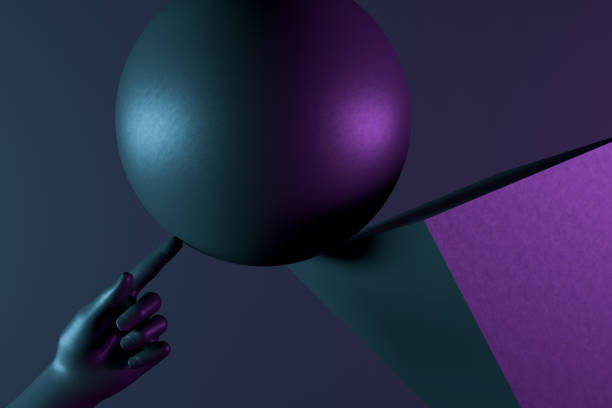 istock Balance minimal idea concept with supporting human hand 1430361687