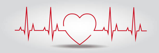 illustrazioni stock, clip art, cartoni animati e icone di tendenza di cardiologia, medicina e concetto di primo soccorso in stile piatto. battito cardiaco, polso, frequenza cardiaca su uno sfondo neutro. illustrazione medica creativa per applicazioni web, presentazioni, stampa. - backgrounds pill white background capsule